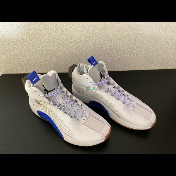 New Mens Nike Air Jordan XXXV SH 35 CZ5657 SZ 9 ATHLETIC SHOES SNEAKERS WHITE - Picture 7 of 13